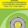 Влияние и структурная устойчивость в Российском парламенте (1905 - 1917 и 1993 - 2005 гг.)
